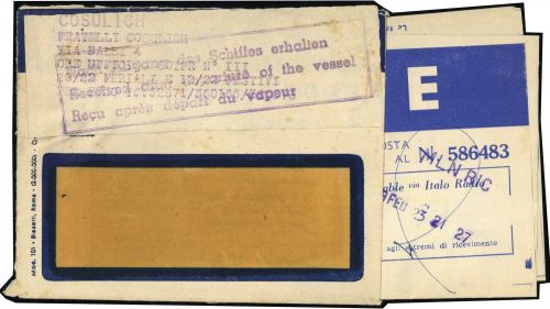 1958, Schiffahrt, Brief