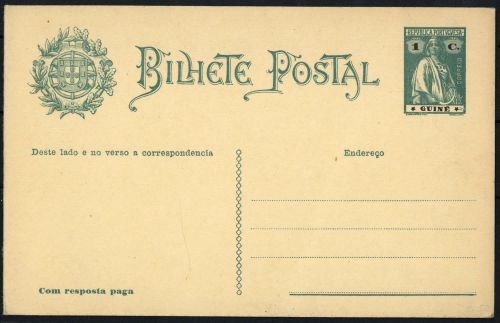 1914, Portugiesisch Guinea, P 17, Brief