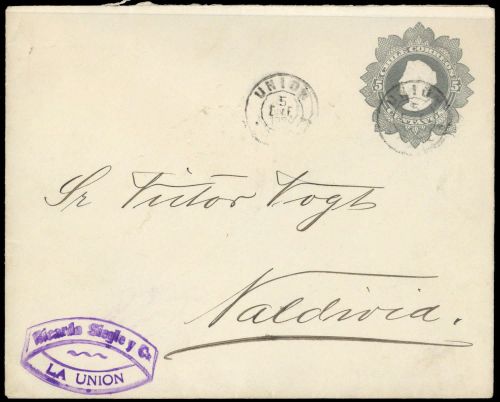 1907, Chile, U 14 a, Brief
