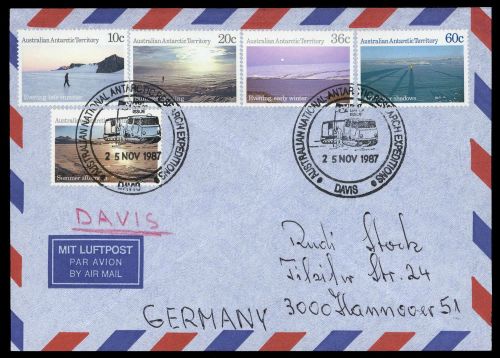 1987, Australische Gebiete in der Antarktis, 74-78, Brief