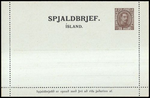 1923, Island, K 11, Brief