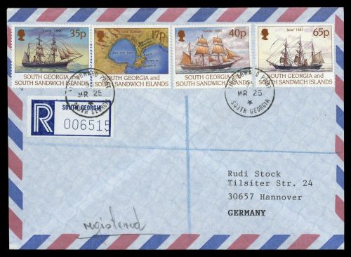 1994, Falkland Abhängige Gebiete F Süd Georgien, 239-42, Brief