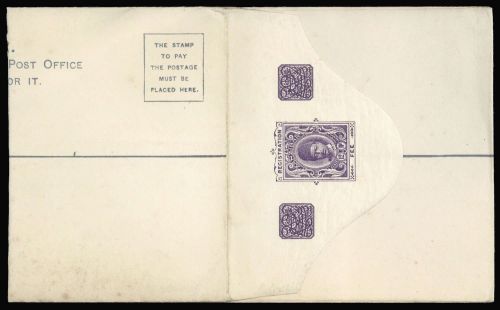 1908, Sansibar, EU 5 B, Brief