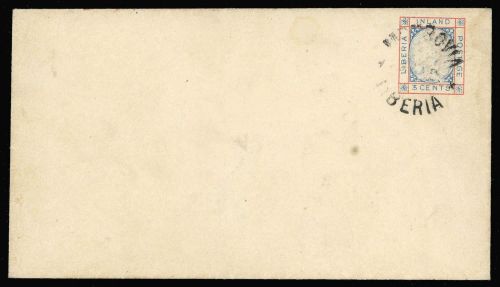 1891, Liberia, U 2, Brief