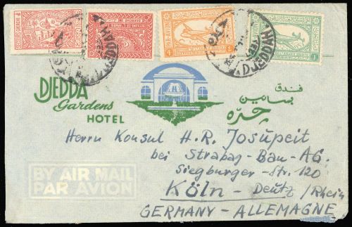 1934, Saudi Arabien, 29, 31, 15 u.a., Brief
