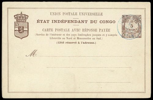 1889, Belgisch Kongo, P 6 I, Brief