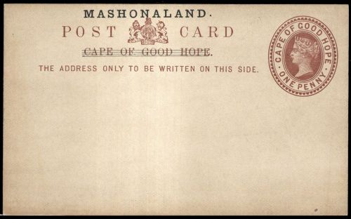 1893, Britisch Südafrika Gesellschaft, P 2, Brief