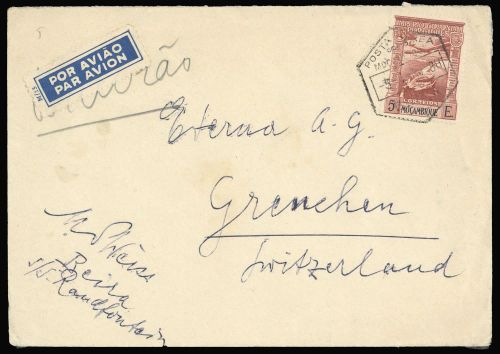 1938, Mocambique, 321, Brief