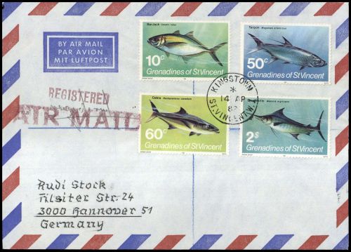 1981, St. Vincent Grenadinen, 219-22, Brief