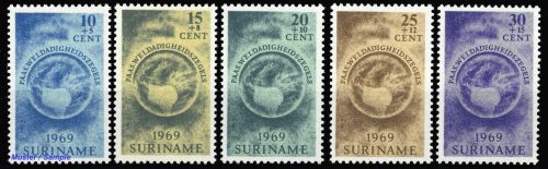 1969, Surinam, 553-57, **