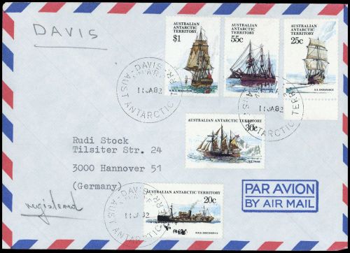 1979, Australische Gebiete in der Antarktis, 51-52 u.a., Brief