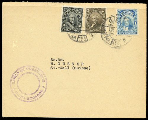 1926, Ecuador, 205 u.a., Brief