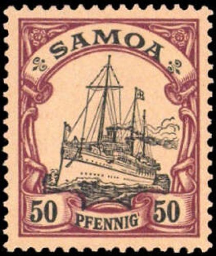 1900, Deutsche Kolonien Samoa, 14 Dzf, *