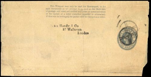 1892, Kap der Guten Hoffnung, S 4, Brief
