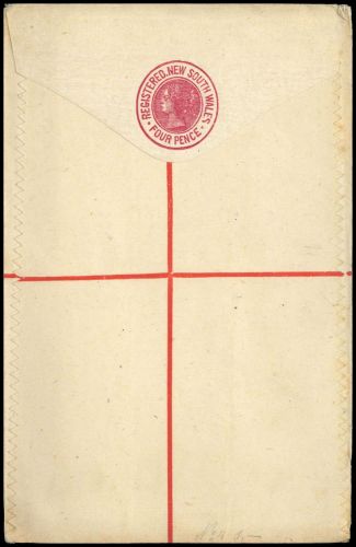 1889, Neusuedwales, EU 5 b, Brief