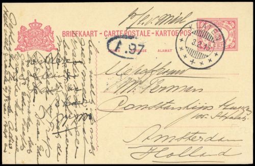Niederländisch Indien, P 24, Brief