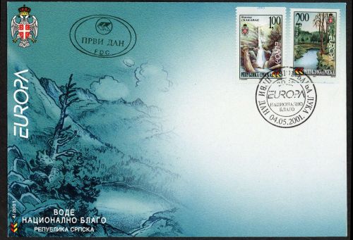 2001, Bosnien-Herzegowina Serbische Rep., 200-01 C, FDC