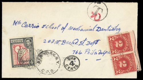 1938, Guyana, 178 u.a., Brief