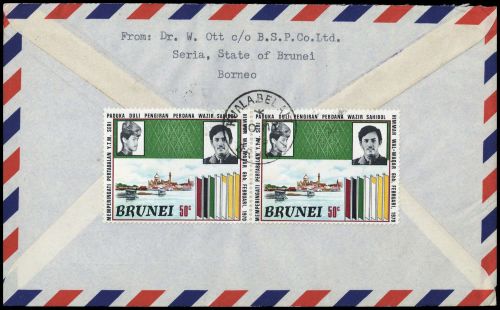 1969, Brunei, 164 (2) u.a., Brief