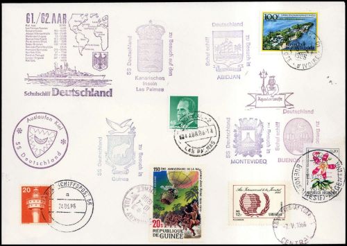 1986, Deutsche Schiffspost allgemein, Brief