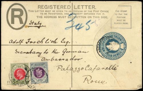 1903, Natal, EU 2 u.a., Brief