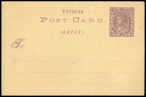 1885, Victoria, P 6 a, Brief