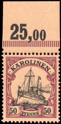 1900, Deutsche Kolonien Karolinen, 14 P OR, **