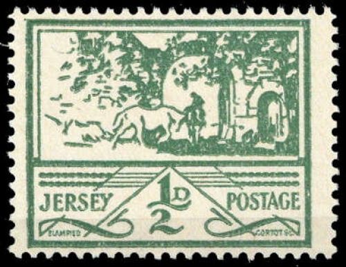 1943, Deutsche Besetzung II. WK Jersey, 3, **