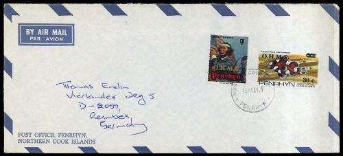 1978, Penrhyn, D 12-13, Brief