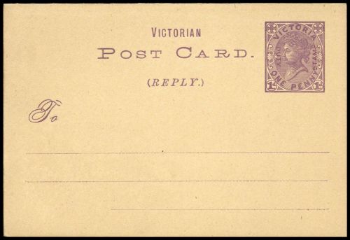 1885, Victoria, P 6 a, Brief