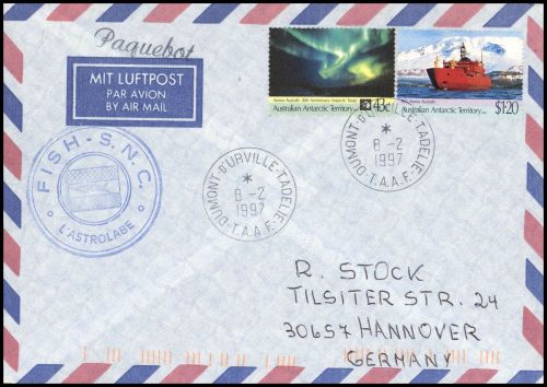 1991, Australische Gebiete in der Antarktis, 88-89, Brief