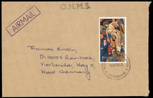 1980, Penrhyn, 142, Brief