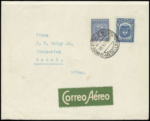 1929, Scadta, 51 u.a., Brief