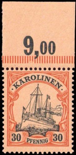 1900, Deutsche Kolonien Karolinen, 12 P OR, **