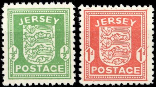 1941, Deutsche Besetzung II. WK Jersey, 1+2, **