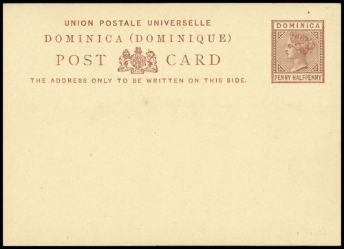 1879, Dominica, P 1, Brief