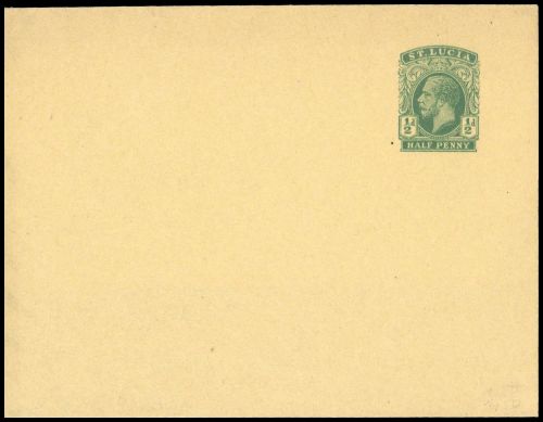 1912, St. Lucia, S 5, Brief