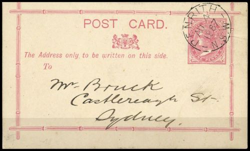 1877, Neusuedwales, P 3 II, Brief