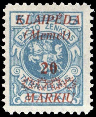 1923, Memel, 136, **