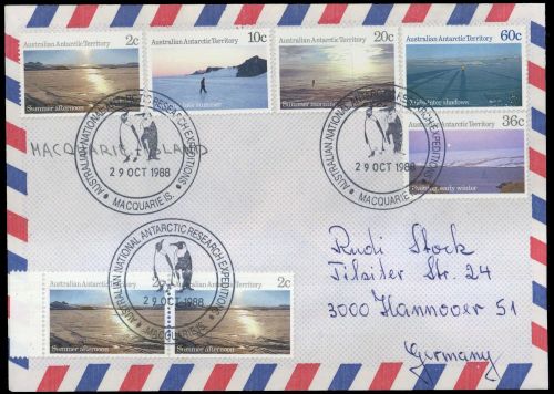 1987, Australische Gebiete in der Antarktis, 74-78, Brief