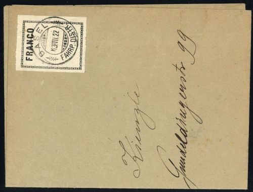 1911, Schweiz, I, Brief