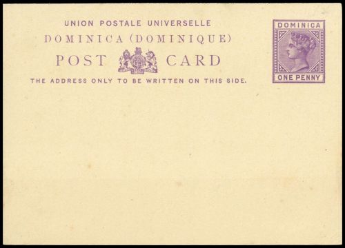 1883, Dominica, P 2, Brief