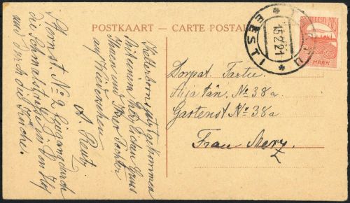1920, Estland, 27, Brief