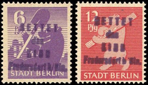 1945, Deutsche Lokalausgabe Fredersdorf, 69+70, **