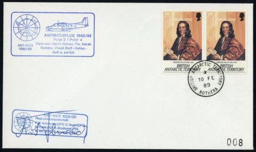 1989, Britische Gebiete in der Antarktis, 132 (2), Brief