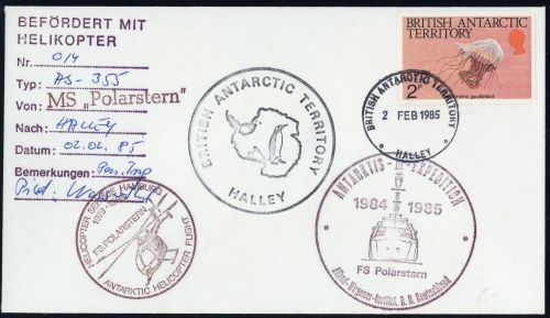 1985, Britische Gebiete in der Antarktis, 109, Brief