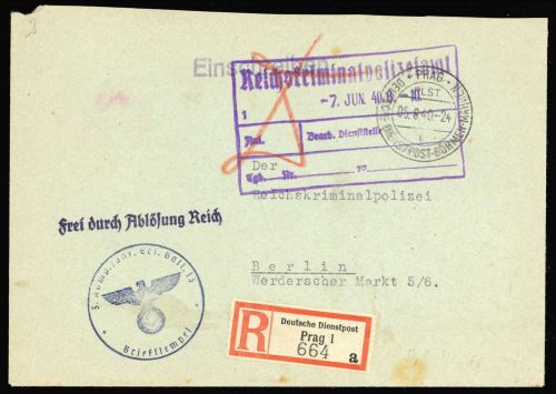 1940, Böhmen und Mähren, Brief