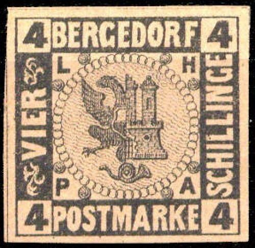 1861, Altdeutschland Bergedorf, 5, *