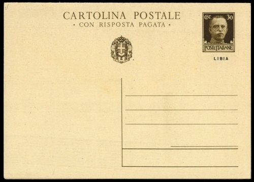 1933, Italienisch-Libyen, Brief