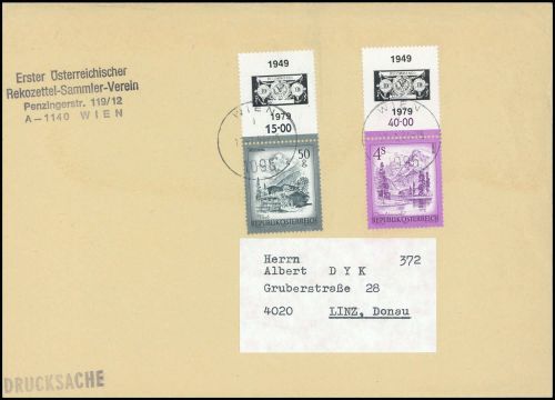 1984, Österreich, 1475, 1430, Brief